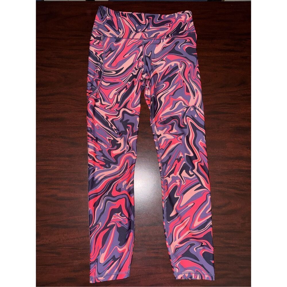 Under Armour Pink & Purple Swirl Leggings